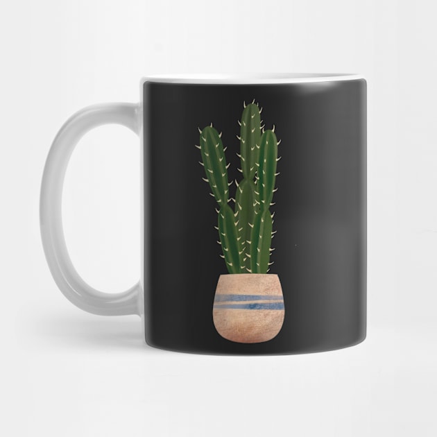 Potted Cactus Saguaro House Plant Gardener by ChloesNook